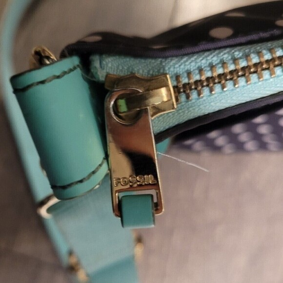 Fossil Polka Dot Crossbody Purse - Picture 10 of 10